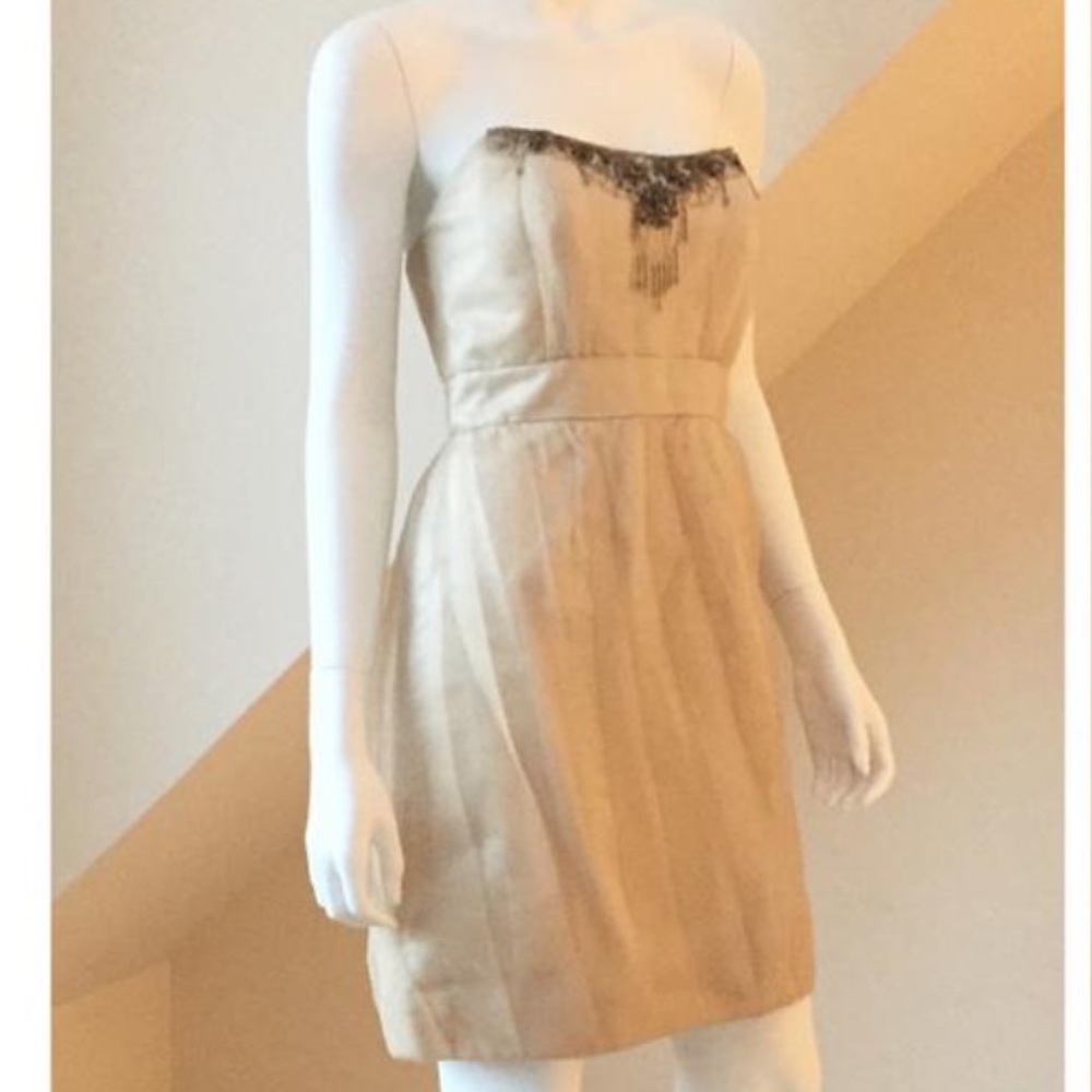 Badgley Mischka Champagne 550739 Cocktail Dress